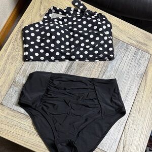 Cupshe Elegant Black Fabric